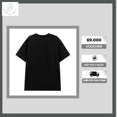 Áo thun unisex genuines họa tiết